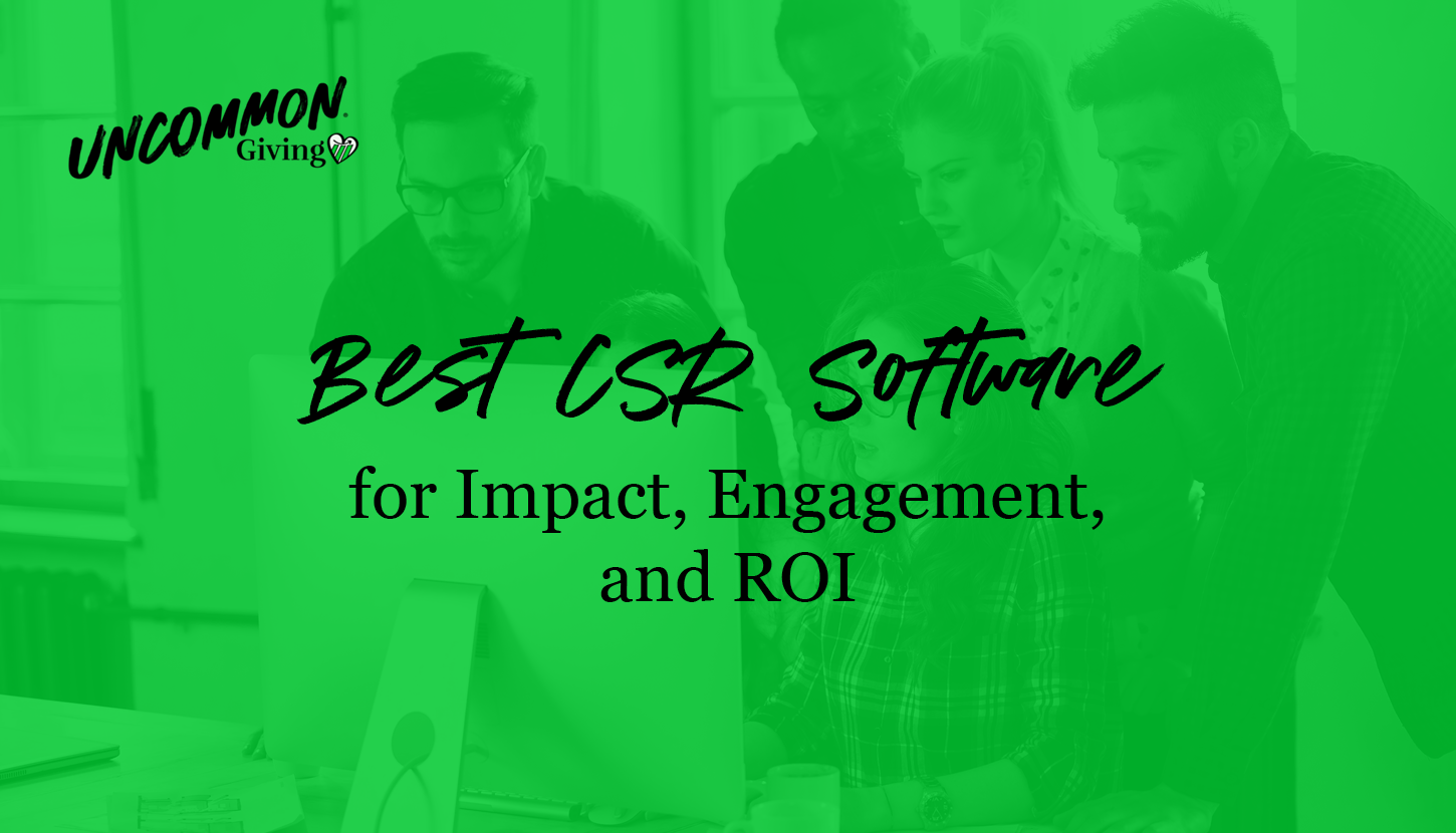 The article’s title, “Best CSR Software for Impact, Engagement, and ROI.”